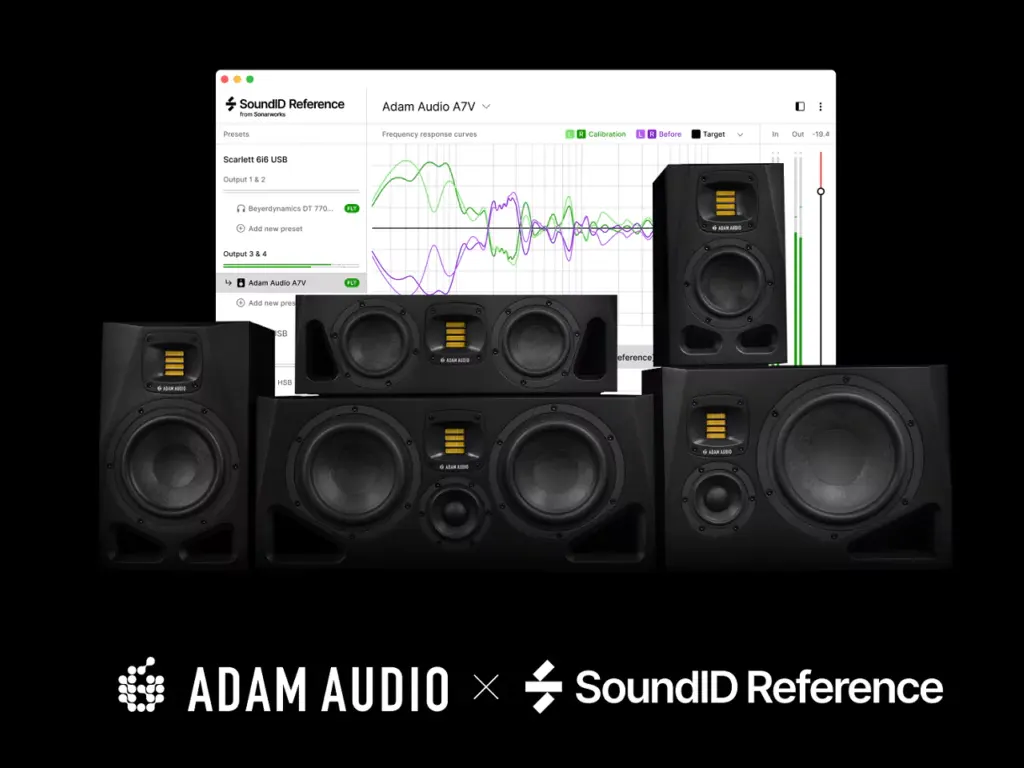 ADAM Audio y Sonarworks desvelan los detalles de la colaboración de la Serie A