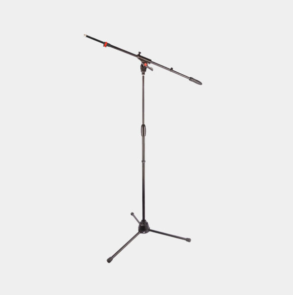 Deluxe Pro Microphone Stand with telescopic extension – all metal joints