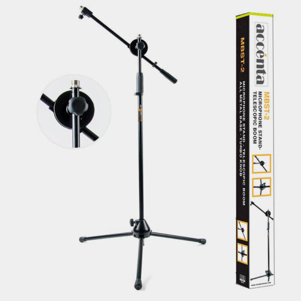 Telescopic-Boom-Microphone-Stand–Composite-Base-Comfort-Easy-Knob-2