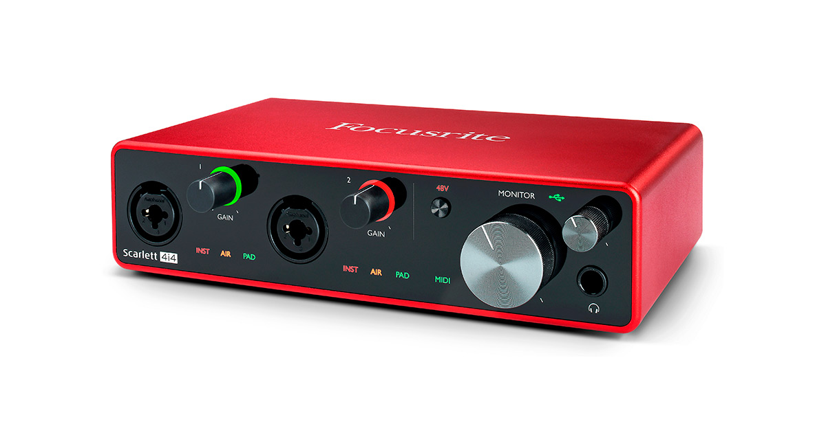 Focusrite Scarlett 4i4 3rd Gen - Interfaz De Audio USB