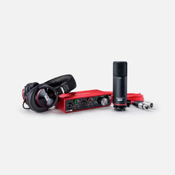 Focusrite Scarlett 2i2 Studio 3rd Gen – Interface de audio con micrófono y audífonos