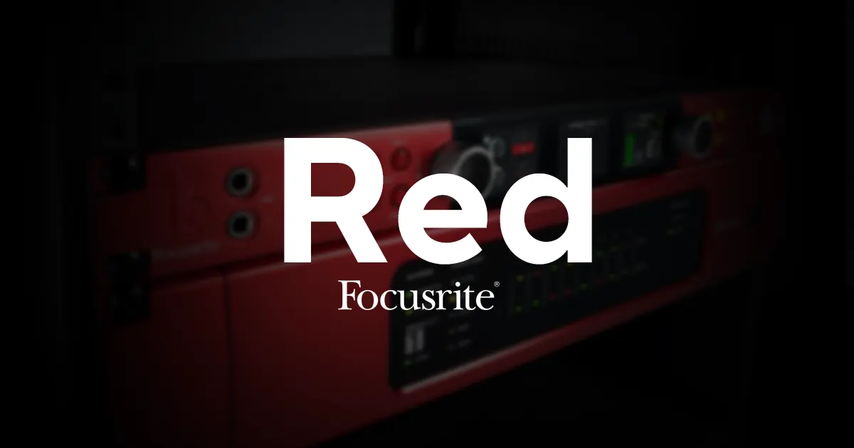 Red Audio Message Focusrite Red En MAG Audio | Interfaces Y Convertidores Profesionales