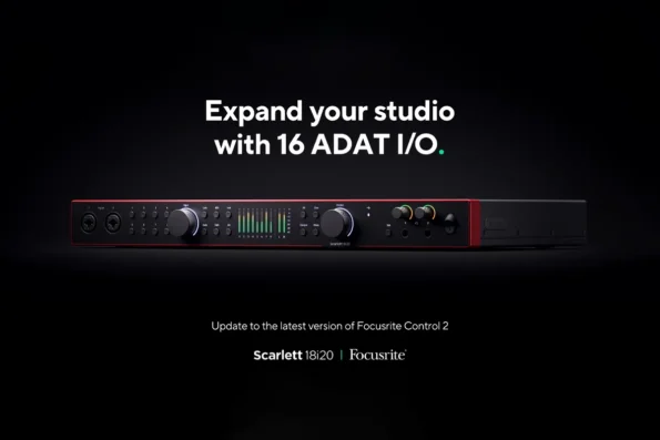 Focusrite Control 2: Actualización Añade 16 Canales de Conectividad ADAT