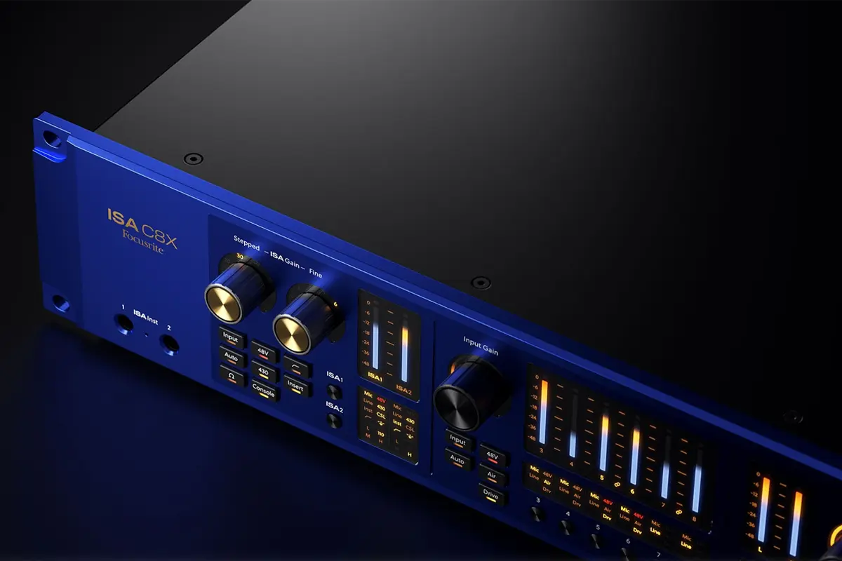 Focusrite presenta la nueva ISA C8X