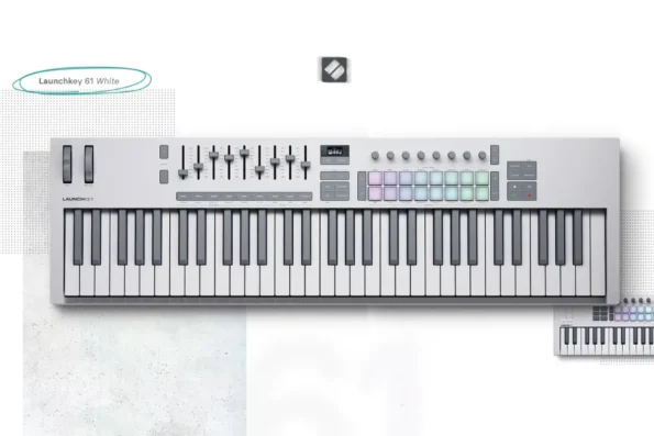 Novation presenta el nuevo Launchkey 61 White: el controlador MIDI más elegante de la serie MK4