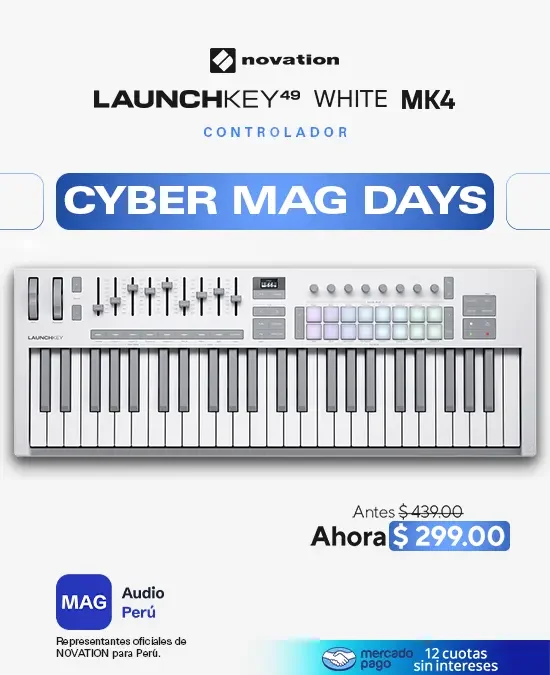 Novation Launchkey 49 White Mk4 | Cyber MAG Audio