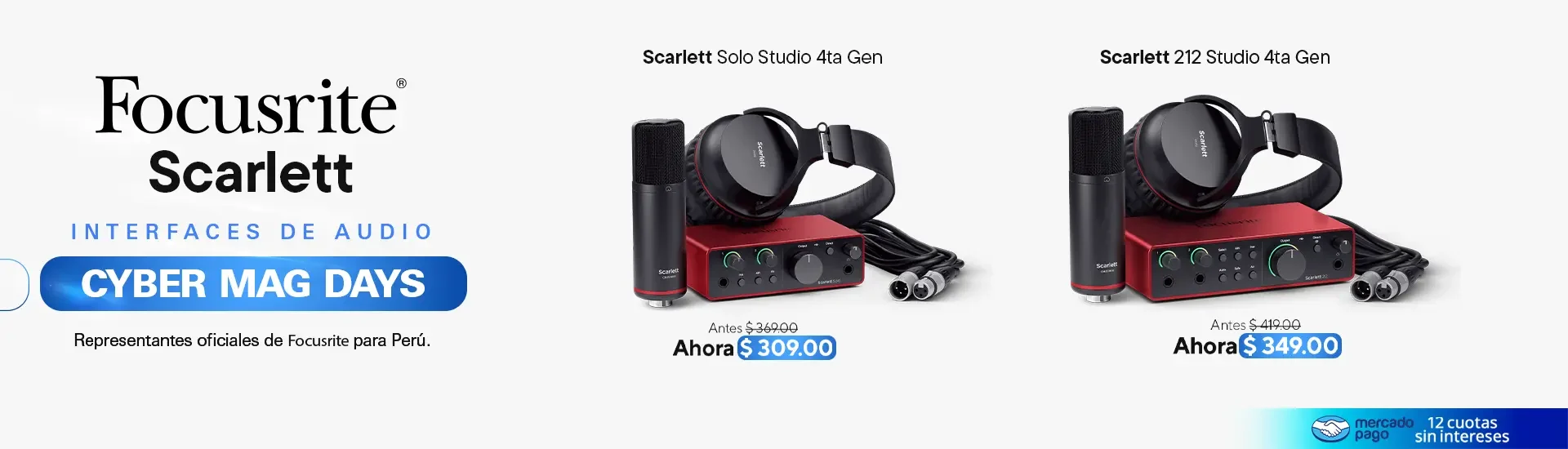 Focusrite Scarlett | Cyber MAG Audio